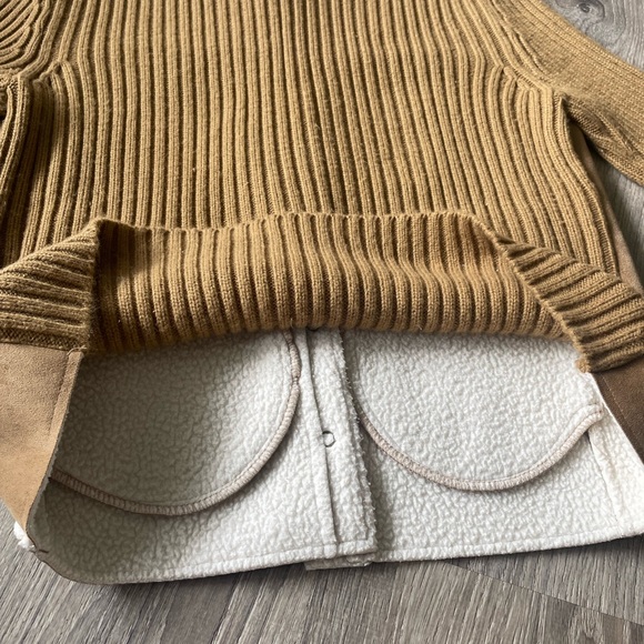 ByDesign Y2K Large Womens Camel Jacket 100% Polyester Suede Like - Picture 7 of 9